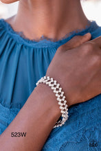 Load image into Gallery viewer, Paparazzi “Seize the Sizzle” White Bracelet
