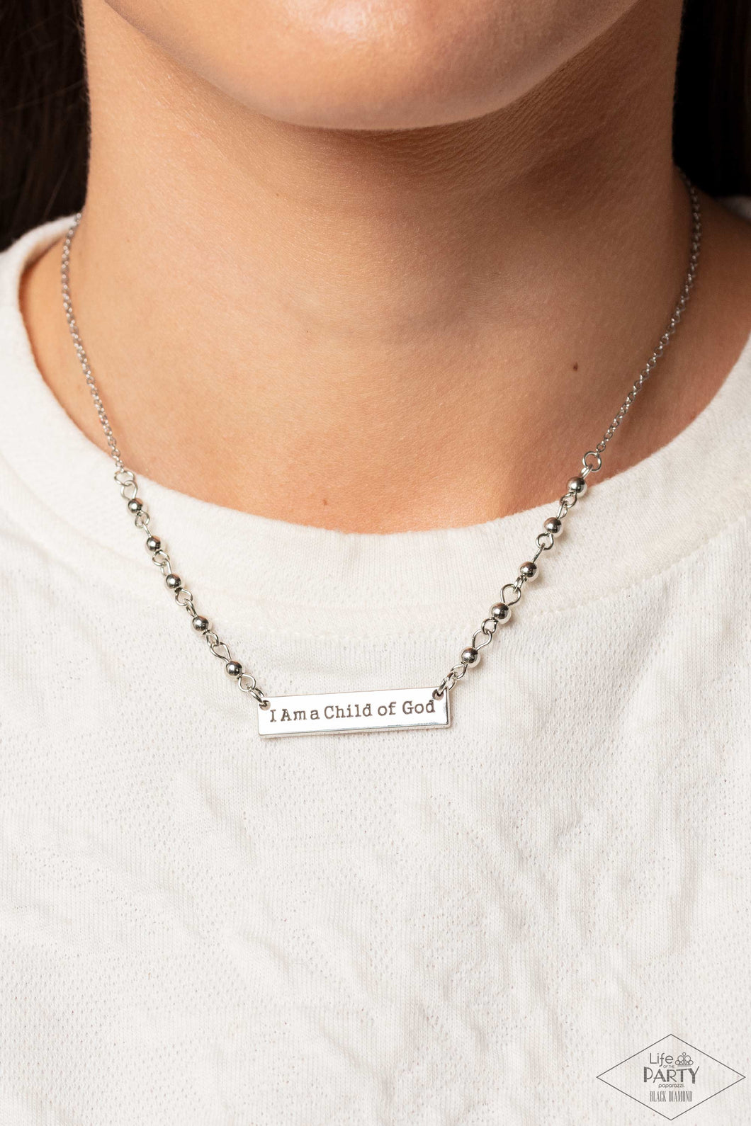 Paparazzi “Send Me An Angel” Silver Necklace Earring Set - Cindysblingboutique