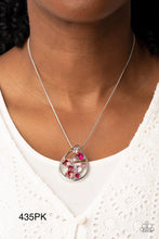 Load image into Gallery viewer, Paparazzi “Seasonal Sophistication” Pink Necklace Earring Set
