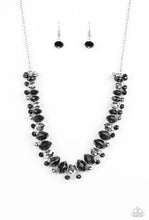 Load image into Gallery viewer, Paparazzi &quot;BRAGS To Riches&quot; Black Necklace Earring Set
