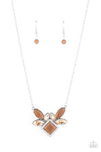 Load image into Gallery viewer, Paparazzi “Amulet Avenue” - Brown - Necklace Earring Set

