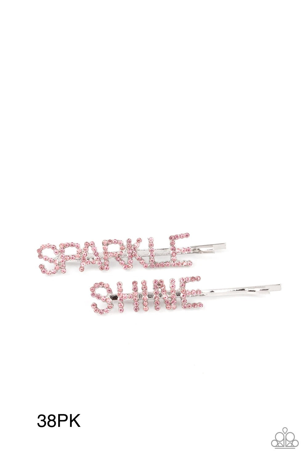 “Center of the SPARKLE-verse” Pink Hair Clip