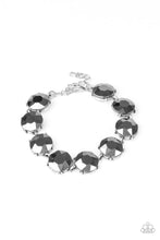 Load image into Gallery viewer, Paparazzi “Fabulously Flashy&quot; Silver Adjustable Bracelet
