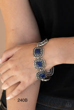 Load image into Gallery viewer, Paparazzi “Dreamy Destinations” Blue Adjustable Bracelet
