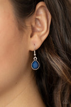 Load image into Gallery viewer, Paparazzi “Breathtaking Brilliance” Blue Necklace Earrings Set
