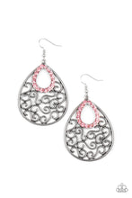 Load image into Gallery viewer, Paparazzi “Seize The Stage” Pink Dangle Earrings
