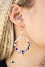Load image into Gallery viewer, Paparazzi “Revolutionary Refinement” Purple Dangle Earrings - Cindysblingboutique
