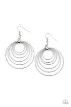 Load image into Gallery viewer, Paparazzi &quot;Elliptical Elegance&quot; Silver Earrings
