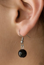 Load image into Gallery viewer, Paparazzi “Flirtatiously Florida” Black Necklace Earring Set
