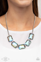Load image into Gallery viewer, Paparazzi Black Diamond Exclusive “Heard It On The HEIR- Waves” Blue Necklace
