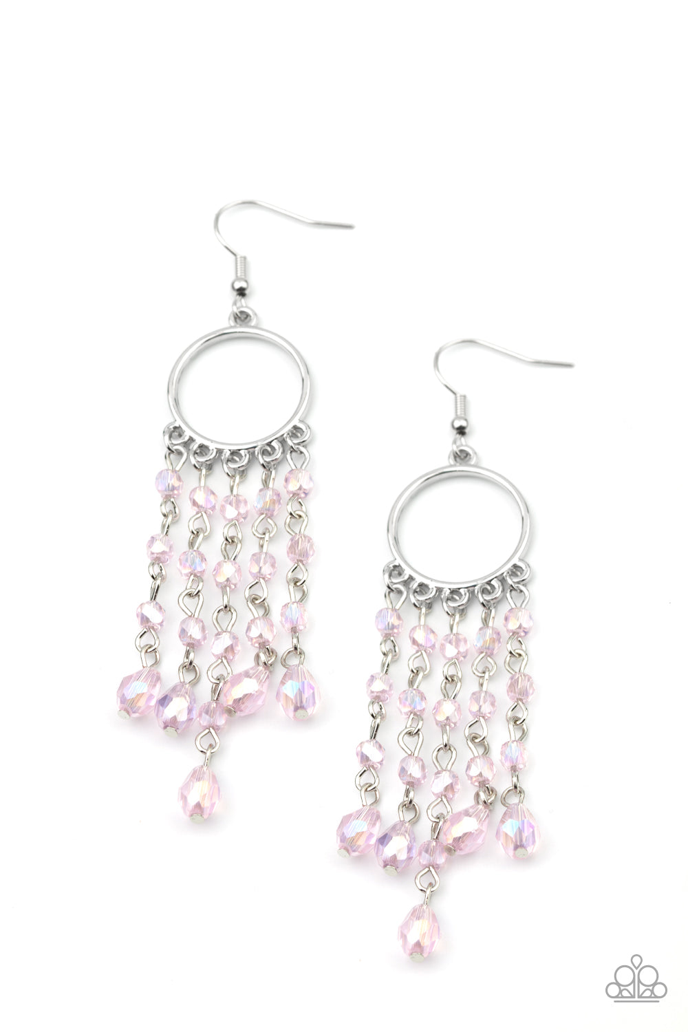 Paparazzi “Dazzling Delicious” Pink Dangle Earrings