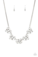 Load image into Gallery viewer, Paparazzi “HEIRESS of Them All” White Necklace Earring Set
