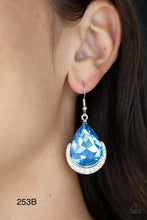Load image into Gallery viewer, Paparazzi &quot;Mega Marvelous&quot; Blue Dangle Earrings - Cindysblingboutique
