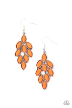Load image into Gallery viewer, Paparazzi “Flamboyant Foliage” Orange Earrings
