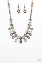 Load image into Gallery viewer, Paparazzi “Geocentric” Multi - Necklace Earring Set
