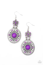 Load image into Gallery viewer, Temple of The Sun Purple Earrings

