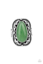 Load image into Gallery viewer, Paparazzi “Mystical Mambo” Green Stretch Ring
