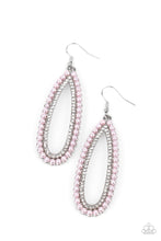 Load image into Gallery viewer, Paparazzi “Glamorously Glowing” Pink Dangle Earrings
