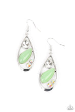 Load image into Gallery viewer, Paparazzi &quot;Harmonious Harbor&quot; Green Iridescent Dangle Earrings - Cindysblingboutiqe
