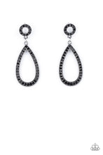 Load image into Gallery viewer, Paparazzi “Regal Revival” Black Post Earrings - Cindysblingboutique

