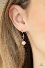 Load image into Gallery viewer, Paparazzi “Champagne Dreams” Pink - Necklace Earring Set
