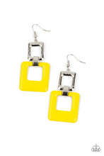 Load image into Gallery viewer, Paparazzi “Twice As Nice” - Yellow Earrings
