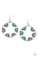 Load image into Gallery viewer, Paparazzi  &quot;Off The Rim&quot; Blue Dangle Earrings
