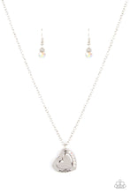 Load image into Gallery viewer, Paparazzi “Happily Heartwarming” White Necklace Earring Set
