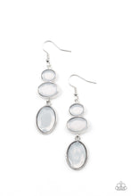 Load image into Gallery viewer, Paparazzi “Tiers Of Tranquility” White Dangle Earrings

