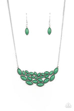 Load image into Gallery viewer, Paparazzi “Eden Escape” Green Necklace Earring Set
