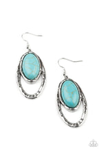 Load image into Gallery viewer, Paparazzi “Pasture Paradise” Blue Dangle Earrings - Cindys Bling Boutique
