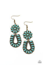 Load image into Gallery viewer, Paparazzi Vintage “Badlands Eden” Brass Dangle Earrings
