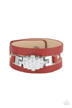 Load image into Gallery viewer, Paparazzi “Ultra Urban” - Red Leather Bracelet
