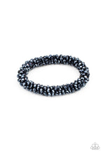Load image into Gallery viewer, Paparazzi “Wake Up and Sparkle” Blue Stretch Bracelet
