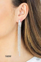 Load image into Gallery viewer, Paparazzi “Radio Waves” White Post Earrings
