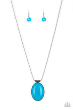 Load image into Gallery viewer, Paparazzi &quot;Rising Stardom&quot; Blue Necklace Earring Set - Cindysblingboutique
