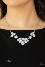 Load image into Gallery viewer, Paparazzi &quot;Ethereal Romance&quot; Blue Necklace Earring Set

