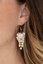 Load image into Gallery viewer, Paparazzi &quot;Bountiful Bouquets&quot; Gold Dangle Earrings
