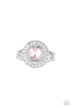 Load image into Gallery viewer, Paparazzi “Targeted Timelessness” Pink Stretch Ring
