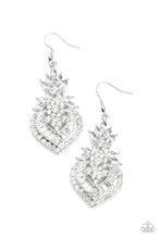 Load image into Gallery viewer, Paparazzi “Royal Hustle” - White Earrings
