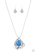 Load image into Gallery viewer, Paparazzi “Amazon Amulet” Blue -  Necklace Earring Set
