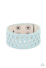 Load image into Gallery viewer, Paparazzi &quot;Glamp Champ&quot; Blue - Leather Bracelet
