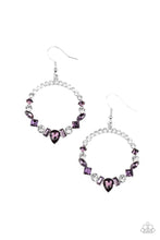 Load image into Gallery viewer, Paparazzi “Revolutionary Refinement” Purple Dangle Earrings - Cindysblingboutique
