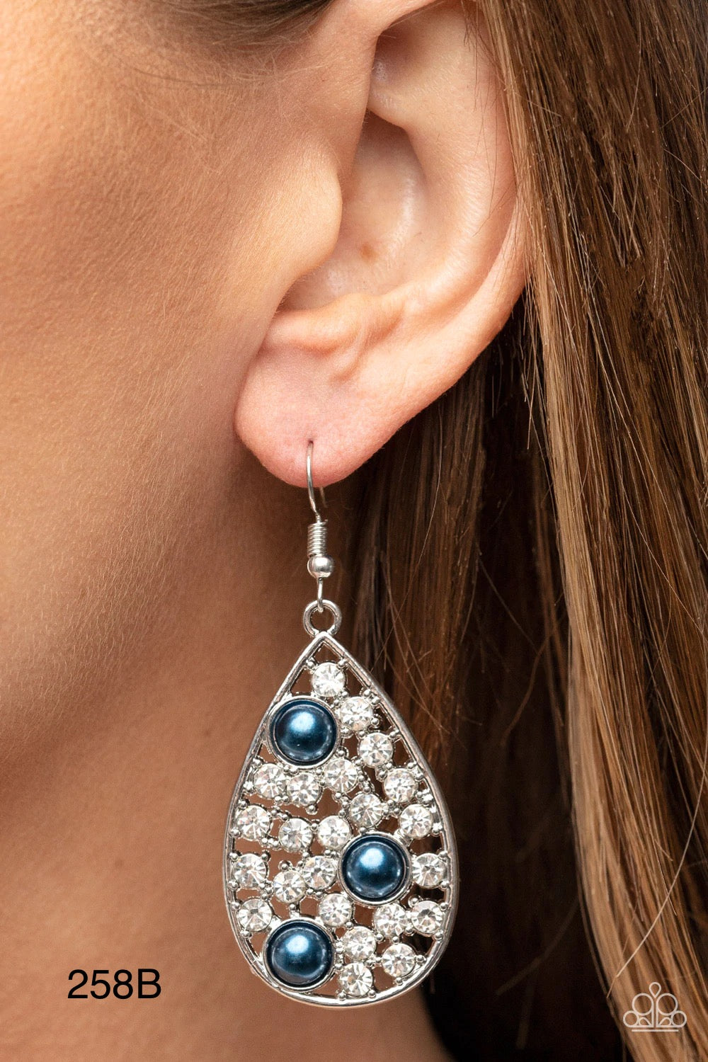 Paparazzi “Bauble Burst” Blue - Dangle Earrings