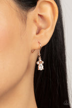 Load image into Gallery viewer, Paparazzi “Flawlessly Famous Multi” Rose Gold Necklace Earring Set
