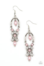 Load image into Gallery viewer, Paparazzi “Back In The Spotlight” Pink Dangle Earrings - CindysBlingBoutique
