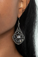 Load image into Gallery viewer, Paparazzi “Exemplary Elegance” Silver Dangle Earrings
