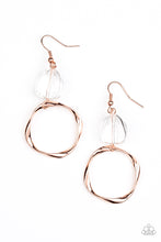 Load image into Gallery viewer, Paparazzi “All Clear” Copper - Dangle Earrings

