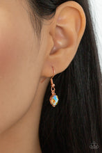 Load image into Gallery viewer, Paparazzi “Lavishly Loaded” Copper Exclusive Necklace Earring Set
