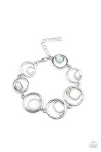 Load image into Gallery viewer, Paparazzi “Date Night Drama” White Clasp Bracelet
